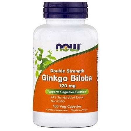 NOW Ginkgo Biloba 120мг 100 капсул